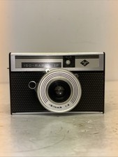 Macchina fotografica vintage Agfa ISO-Rapid IF pellicola compatta Isinar obiettivo 1:8 non testata