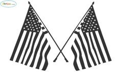 Adesivo bandiera USA 28x20 cm bandiera americana bandiera esercito bandiera a...