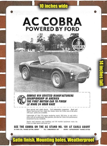 Insegna metallo 1964 ac - in,