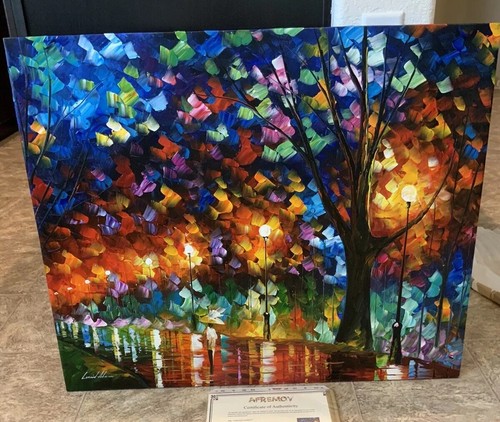 Leonid afremov attraverso - afremov, "attraverso