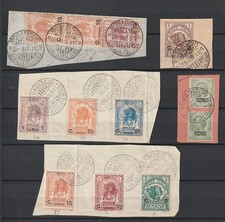 Somalia 1906/30 lotto usati su frammento