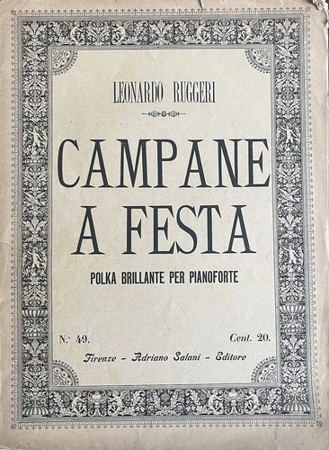 Spartito antico campane - spartito,