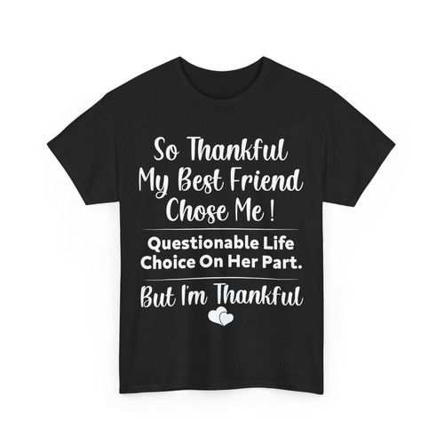 Maglietta thankful best - so,