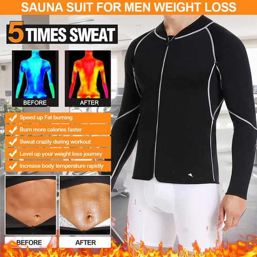 Giacca sauna uomo - felpa,