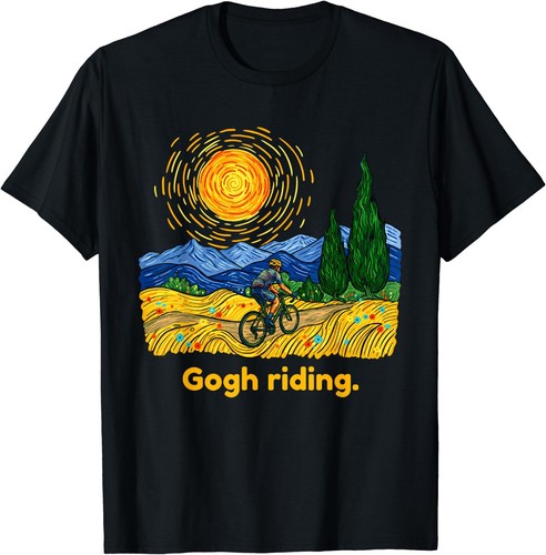 Gogh riding funny cycling - gogh, van