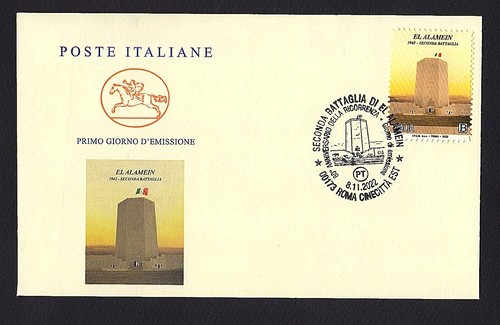 Italia 2022 alamein - italia, fdc