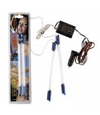 Coppia Luci Neon Viola 23cm