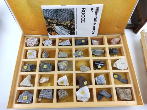 Collezione minerali rocce - collezione, de