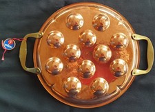 PIATTO A LUMACHE IN RAME