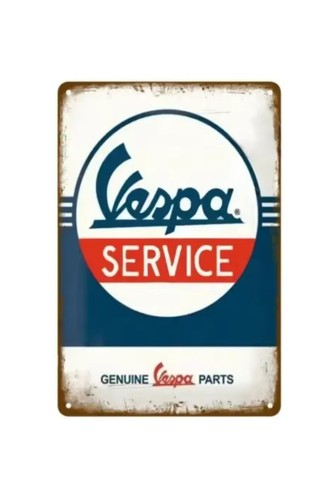 Targa latta vespa retrò - latta,
