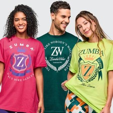 T-shirt unisex Zumba classe 2001 - taglia 1 adatta alla maggior parte! Scegli il colore! Nuovo!
