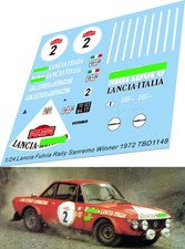 1/24 Decals per Lancia Fulvia