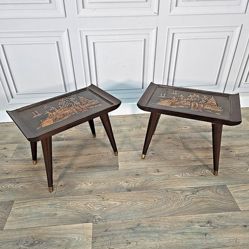 Tavolini orientali vintage - ,