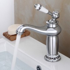 Rubinetto lavabo ottone antico retrò rubinetto bagno lavabo miscelatore