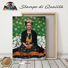BEST PRICE QUADRO FRIDA KAHLO on Bench Nickolas Muray Stampa Tela ALTA QUALITA' 