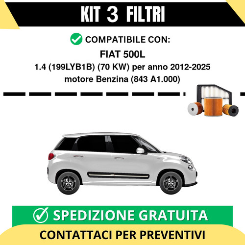 Kit filtri tagliando per - kit,
