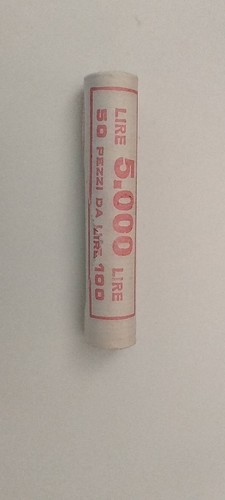 Rotolo pezzi 100 lire - da,