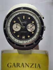 Cronografo Eberhard Contograf  Vintage Originale Con Garanzia 