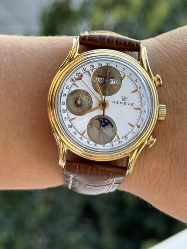 Geneve cronografo fasi - cronografo,