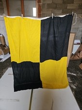 120x160 Lettera L Bandiera Nautica Vintage " Ferma La Nave " Arazzo da Paretè