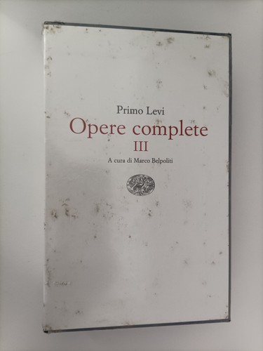 Primo levi opere complete - opere,