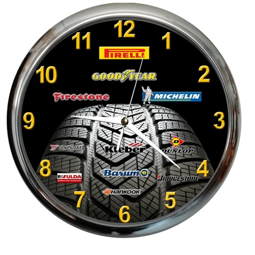 Orologio parete gommista - parete,