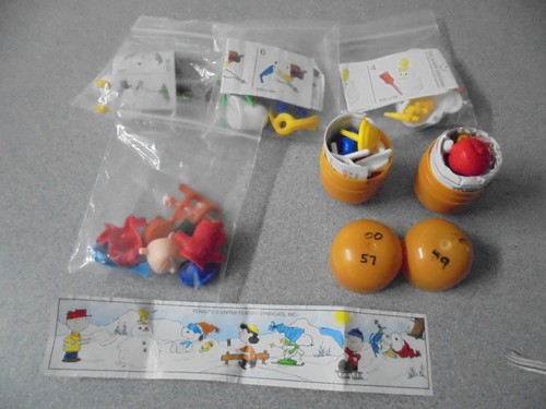 Kinder surprise toys - kinder, peanuts