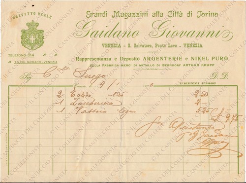 1906 venezia grandi - venezia, magazzini