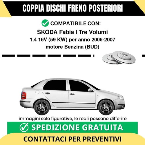 Coppia dischi freno posteriori - dischi,