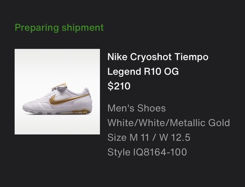 Nike cryoshot tiempo legend - tiempo,
