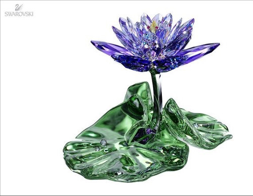 Swarovski waterlily blu viola - waterlily,,