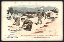 Cartolina d'artista soldatini