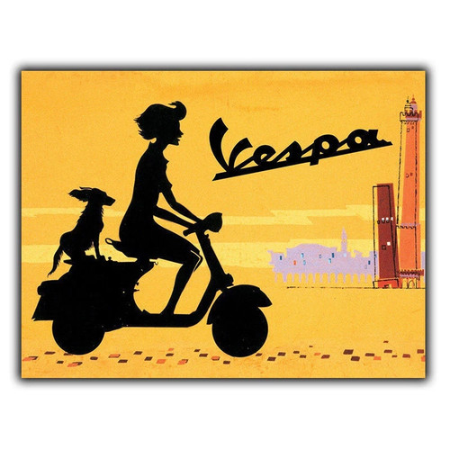 Vespa scooter moto - moto, retro