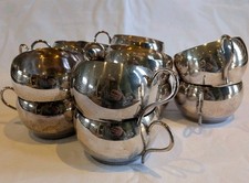 Tazze placcate argento vintage