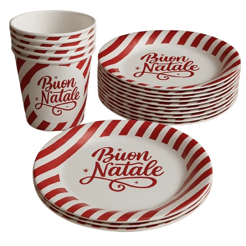 Set bicchieri piatti - set, e