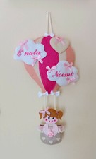 Fiocco Nascita Mongolfiera con