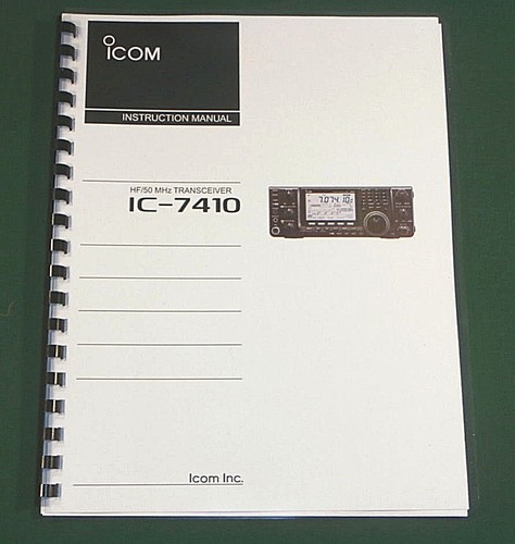 Icom 7410 manuale - ic-7410,