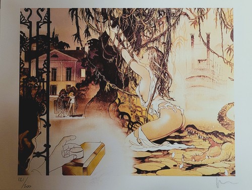 Milo manara stampa litografia - milo,