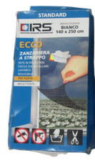 Ecco zanzariera strappo porta rete poliestere 140 x 250 cm riflettente lavabile