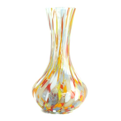 Murano vaso vetro giallo - murano,