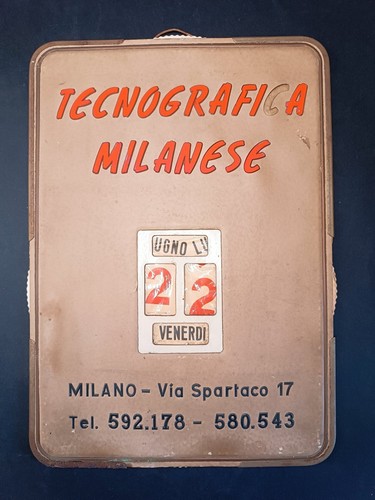 Vintage milanese technographic - vintage,