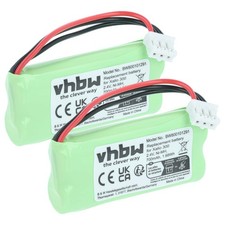 2x Batteria per Philips Kala Vox 300 Duo 700mAh 2,4V