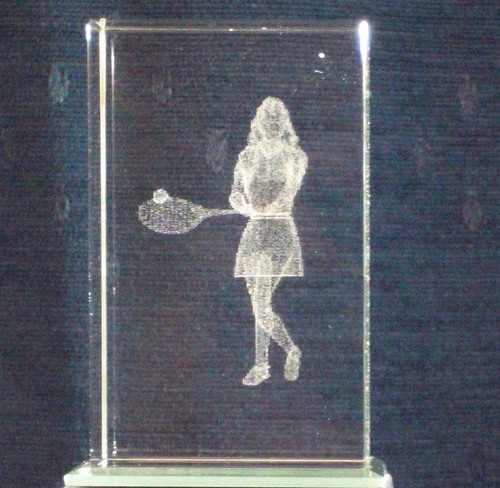Tennista donna crystal - tennista, donna@3d