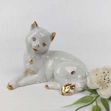 Statuina Gatto Capodimonte -