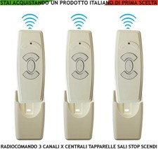 RADIOCOMANDI 3 PEZZI FR 433,92