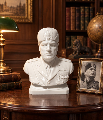 Busto benito mussolini - busto, duce