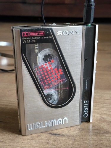 Sony walkman cassette - sony, wm-30