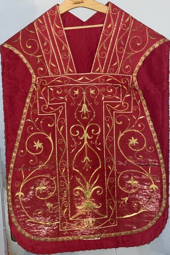 Chasuble lamé soie - chasuble, /