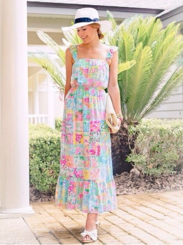 Abito midi lilly pulitzer - lilly,