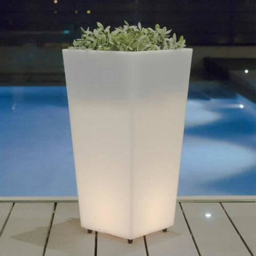 Vaso luminoso solare led - vaso,